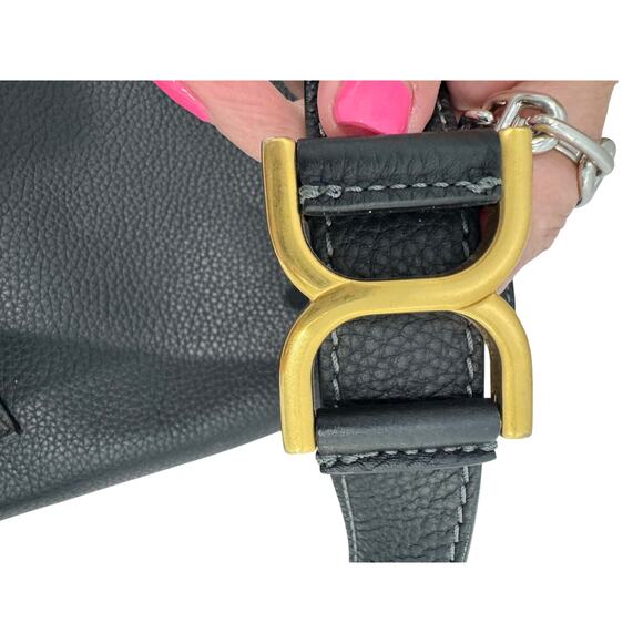 🖤 Chloé Marcie Medium Leather Saddle Bag – Black with Gold-Tone Hardware 🖤 - Picture 8 of 8